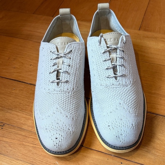 Cole Haan Other - Cole Haan Original Grand Stitchlite Wingtip Oxford Light Gray Men’s 8